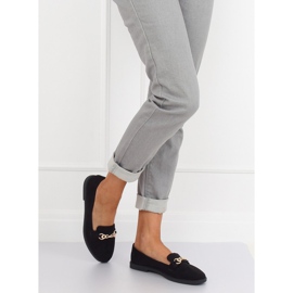 Mocasines negros de mujer 1631-123 Black 2