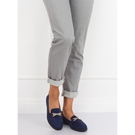 Mocasines de mujer azul marino 1631-123 D. Blue 2