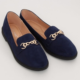 Mocasines de mujer azul marino 1631-123 D. Blue 3