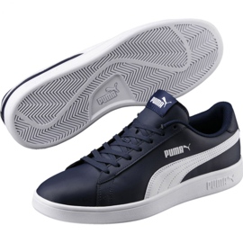 Zapatos Puma Smash v2 LM 365215 05 azul marino 2