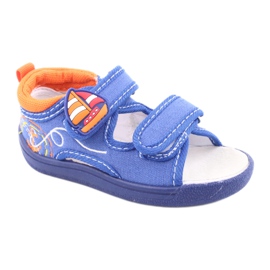 Sandalias infantiles American Club azul TEN36 naranja 1