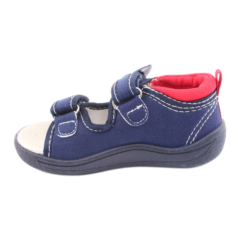 American Club sandalias infantil azul marino TEN36 rojo 2
