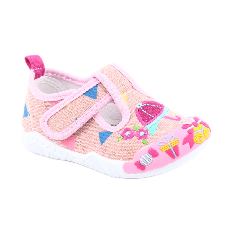 Zapatillas American Club inserto de cuero TEN30 rosa marrón azul 1