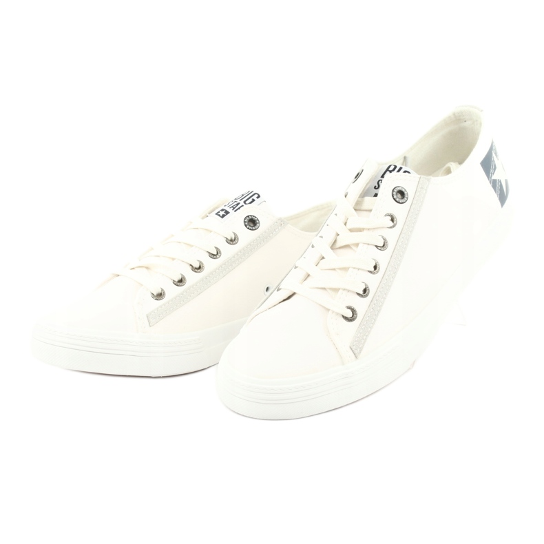 Big Star Białe Half-Tropecs 174074 con cuero ecológico blanco 2 Big Star Białe Half-Tropecs 174074 con cuero ecológico blanco 2