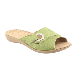 Zapatos de mujer befado pu 265D008 verde 1