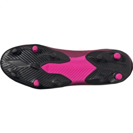 Botas de fútbol adidas Nemeziz 19.3 Fg M F34388 rosa rosado negro 6