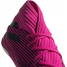 Botas de fútbol adidas Nemeziz 19.3 In M F34411 rosa gris negro 3