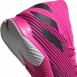 Botas de fútbol adidas Nemeziz 19.3 In M F34411 rosa gris negro 4