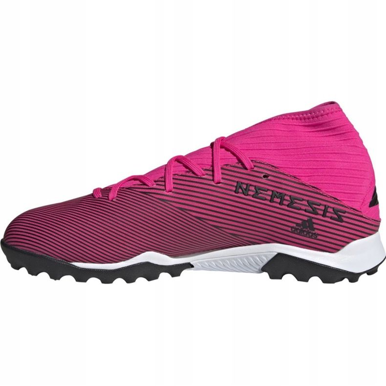 Botas de fútbol adidas Nemeziz 19.3 Tf M F34426 rosa negro 1