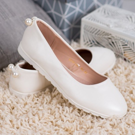 SHELOVET Bailarinas blancas blanco 7