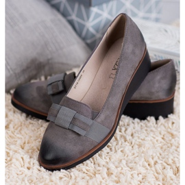 Bombas Con Lazo VINCEZA gris 5