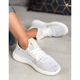 SHELOVET Calzado deportivo sin cordones blanco 2