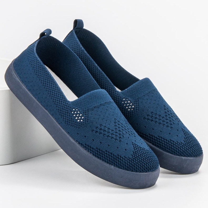 SHELOVET Slipons Textiles azul 2 SHELOVET Slipons Textiles azul 2
