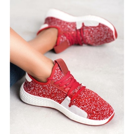 SHELOVET Calzado deportivo sin cordones rojo 1