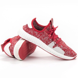 SHELOVET Calzado deportivo sin cordones rojo 4
