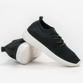 SHELOVET Calzado deportivo sin cordones negro 3