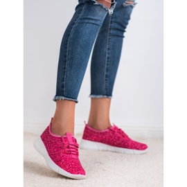 Bona Zapatos deportivos con lunares violeta 2 Bona Zapatos deportivos con lunares violeta 2