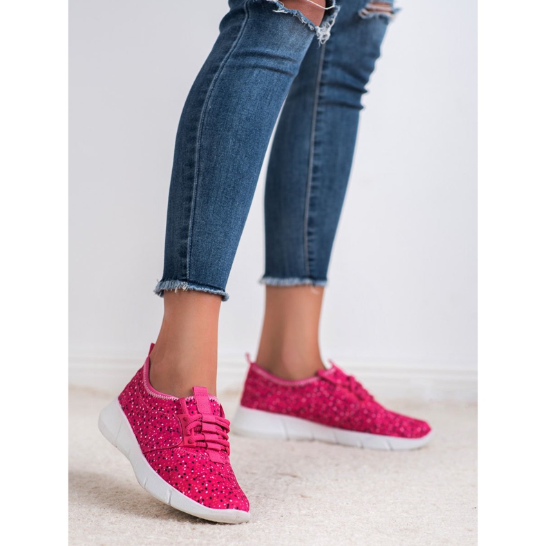 Bona Zapatos deportivos con lunares violeta 2 Bona Zapatos deportivos con lunares violeta 2