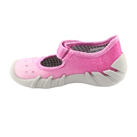 Calzado infantil befado 109P171 rosa gris 2
