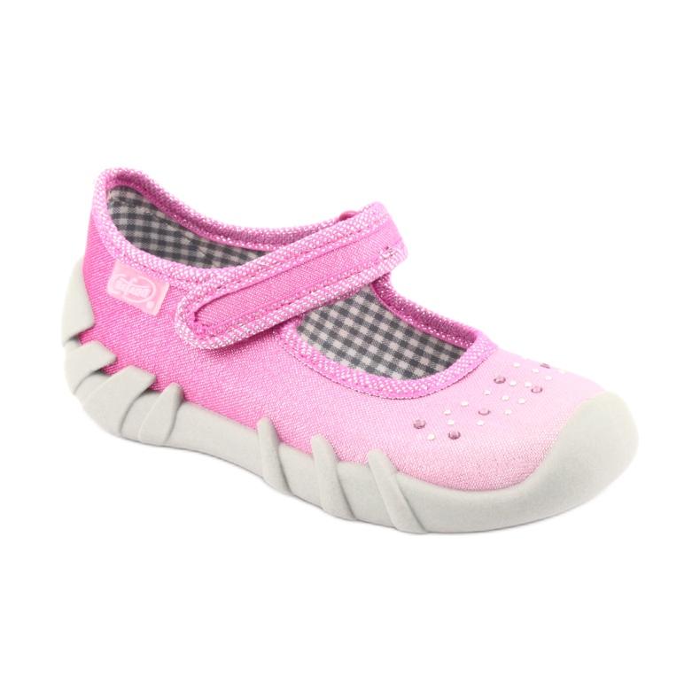 Calzado infantil befado 109P171 rosa gris 1