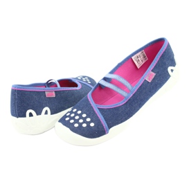 Calzado infantil befado 116Y253 azul marino azul rosa 4