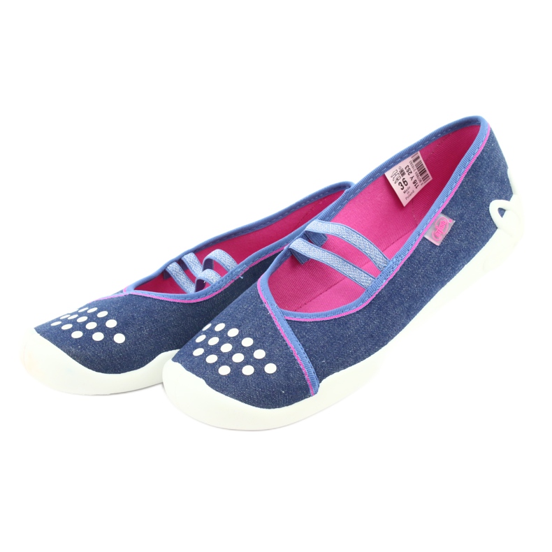 Calzado infantil befado 116Y253 azul marino azul rosa 3