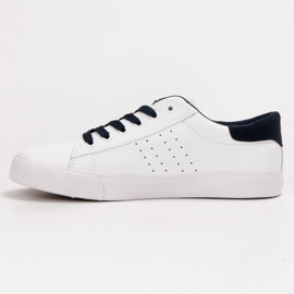 SHELOVET Zapatillas con cordones blanco 1