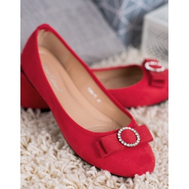 Comer Bailarinas rojas rojo 2