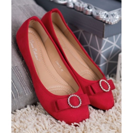 Comer Bailarinas rojas rojo 1
