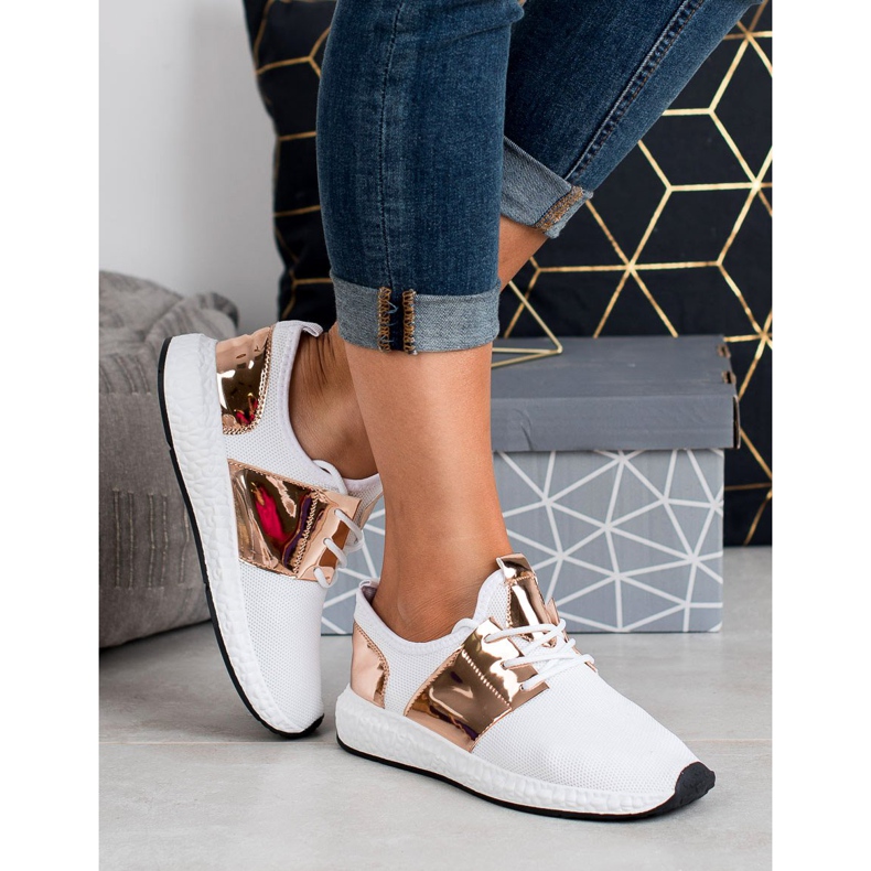 SHELOVET Calzado deportivo de moda blanco 2