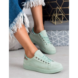 SHELOVET Zapatos de mujer mint verde 2