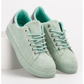 SHELOVET Zapatos de mujer mint verde 4