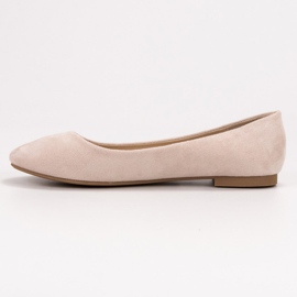 Small Swan Bailarinas de Ante Beige 3