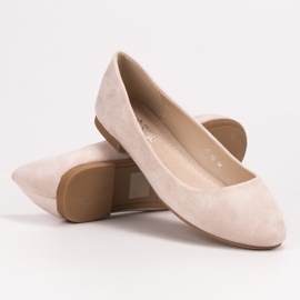Small Swan Bailarinas de Ante Beige 4