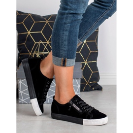 SHELOVET Zapatillas Negras negro verde 1