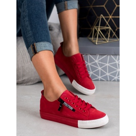 SHELOVET Zapatillas Rojas rojo 3