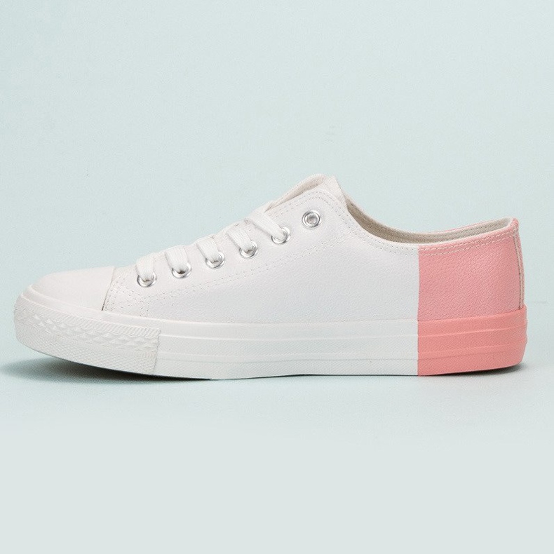 SHELOVET Zapatillas Con Piel Ecológica blanco 1