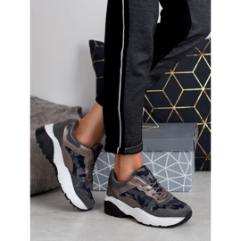 SHELOVET Zapatillas Moro gris multicolor 4