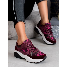 SHELOVET Zapatillas Moro rojo 4