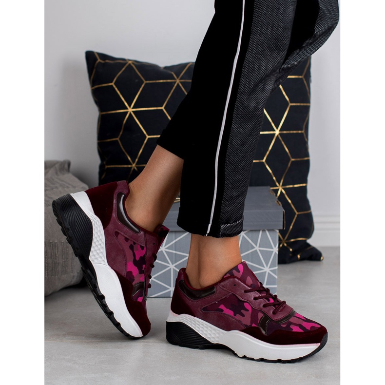 SHELOVET Zapatillas Moro rojo 1