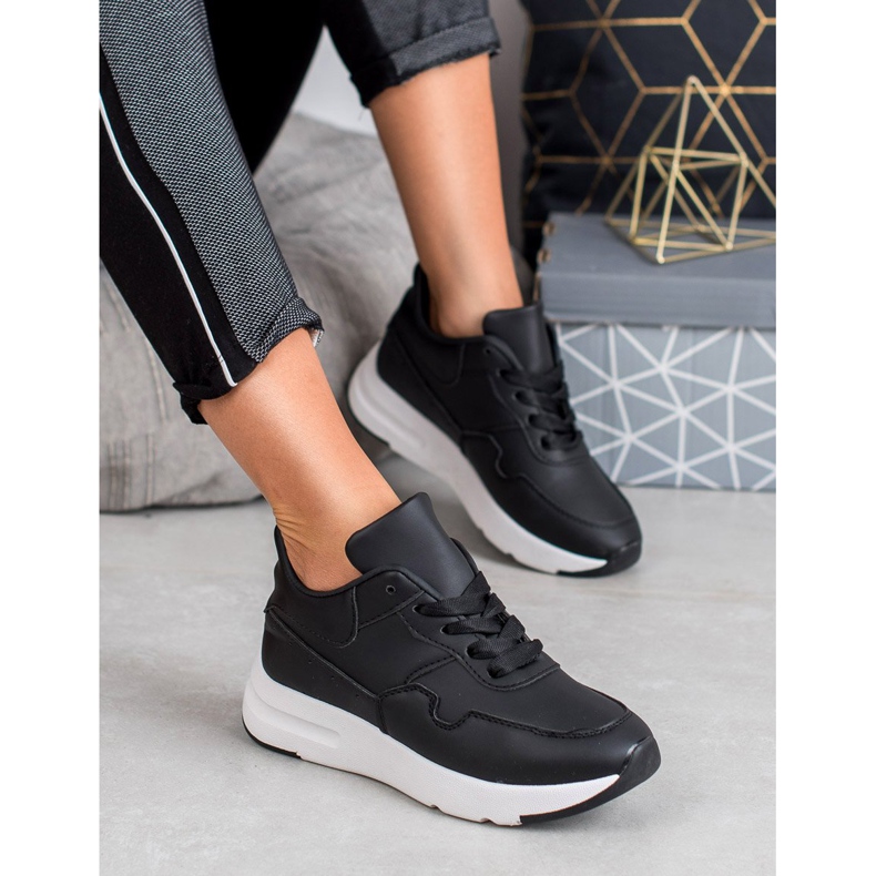 SHELOVET Zapatillas Negras negro 1