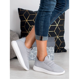SHELOVET Zapatos deportivos grises 4
