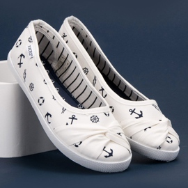 Vices Bailarinas Sailor's Vinceza blanco 1