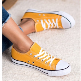 SHELOVET Zapatillas Mostaza amarillo 6