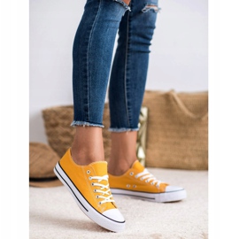 SHELOVET Zapatillas Mostaza amarillo 1
