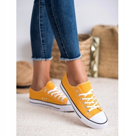 SHELOVET Zapatillas Mostaza amarillo 3