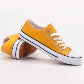 SHELOVET Zapatillas Mostaza amarillo 4