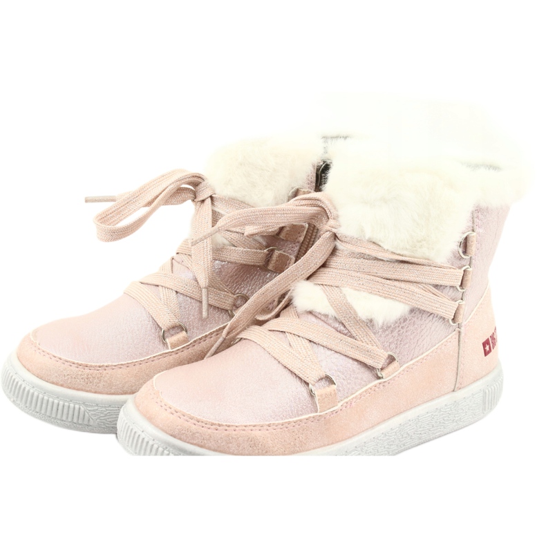 Botas rosa empolvado Big Star 374080 rosado amarillo 5