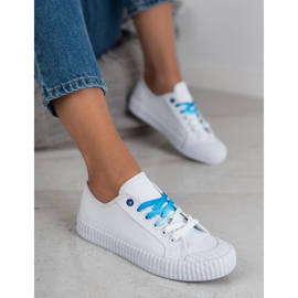 SHELOVET Zapatillas blancas blanco 2