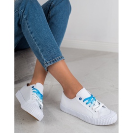 SHELOVET Zapatillas blancas blanco 3
